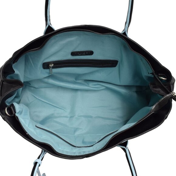 TAHARI NEW YORK Madison Avenue 21" Travel Duffel Women's Bag, Black - Picture 5 of 7